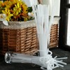 FOREVERIE 100 Pcs 12.8 Inches Long Plastic Clear Straws Flexible