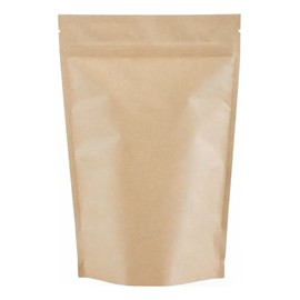 Bolsa Czipper Kraft Laminada 454g Cválvula Para Café 100pz