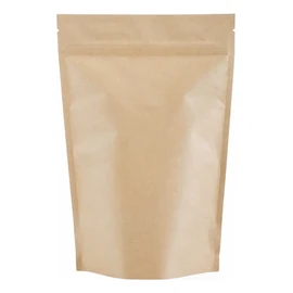Bolsa Czipper Kraft Laminada 454g Cválvula Para Café 100pz