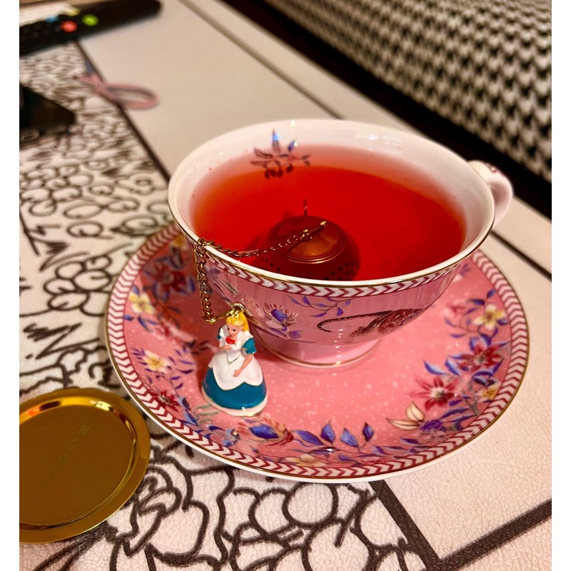 Eplze Tiger in The Jungle Pattern Ceramic Tea Set, Bone