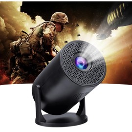 Projector with Bluetooth and WiFi, 1080p Portable Projector for Cartoon, Outdoor Video Projector, LED Pico Movie Projector for Home Cinema for Laptop PC Phone