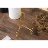 (2 Pack) 4" Iron Display Stand, Gold Small Iron Easel
