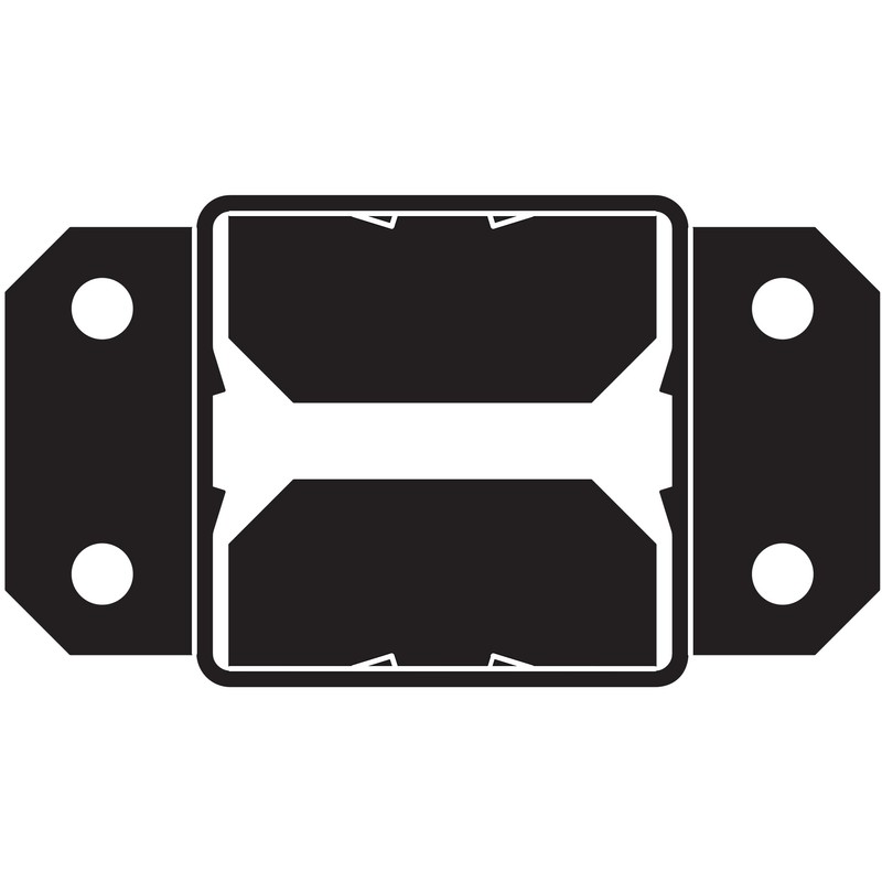 Simpson Strong-Tie FPBB44 E-Z Base Black Powder-Coated Post Base for