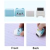 Cute Cartoon Eraser,6 Pcs Cartoon Animal Pencil Erasers Rubber Kids