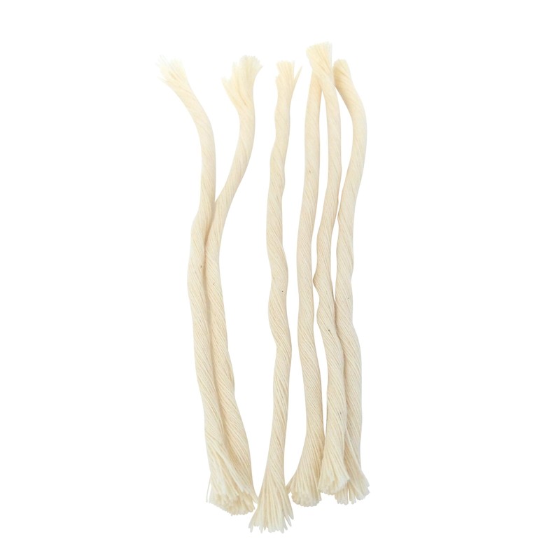 Ner Mitzvah Natural Cotton Smokeless Wicks – 50 Count (Approx.)
