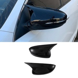 Fouedy Carbon Fiber Rear View Mirror Housing Ox Horn Cover-Side Mirror Cover for Kia Optima K5 2011-2015