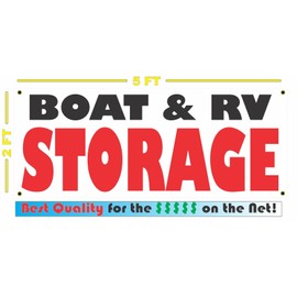 Boat and RV Storage 2x5 Banner sign