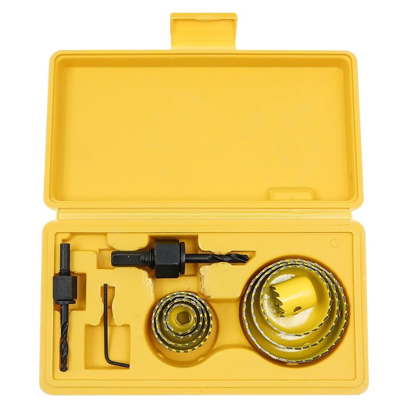 Namvo Hole Saws, 8pcs 19-64 mm Carbon Steel Hole Saw
