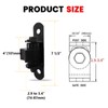 2 Pack Heavy Duty Outdoor Gate Hinges with Sealed Bearings,