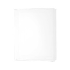 MECCANIXITY Plastic Retail Boxes 1.9"x4.8"x6.2" (48x122x158 mm) Gift Box with Protecting Film for Candy, Cookies, Christmas, Wedding, Party Wrapping Clear Pack of 20