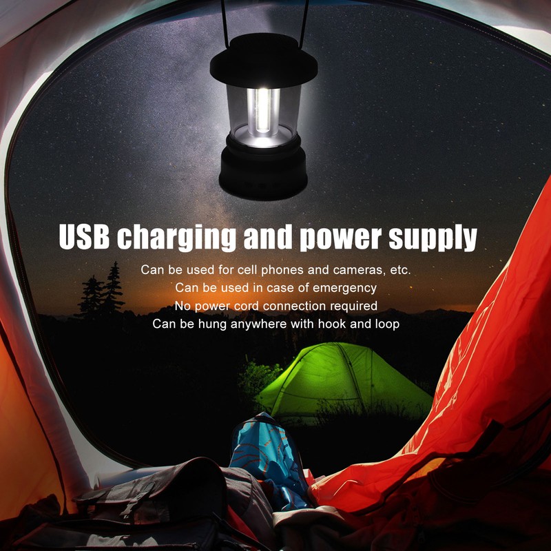 Outdoor Bluetooth Speaker Light Retro Style 2 Modes USB Power