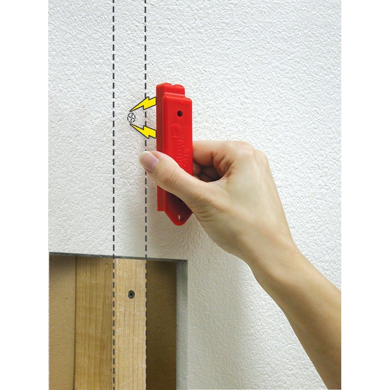 Master Magnetics 07512 Magnetic Stud Finder with Shield, Drywall Screw