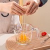 2-Cups Glass Measuring Cups with Lids Set, Measuring Jugs with