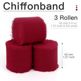 Gift Ribbon Red Chiffon Ribbon Red Gift Ribbon 4 cm x 18 m Wide Fabric Ribbon Bow Ribbon Red Gift Ribbons Silk Ribbons Decorative Ribbon Red Ribbon Chiffon Ribbon Red Bow Ribbon Gift Ribbon Christmas