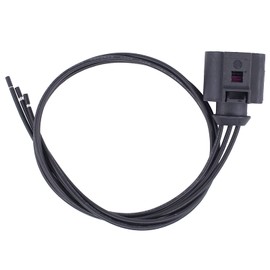 Doo Engy Car 3-Pin Cable Connector Pre Wired Cable Set Socket Wired Pigtail for V-W 1J0 973 703 Electrics