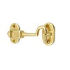 Japan Commerce Swivel Cabin Door Hook, Pull Lock, Brass, 3