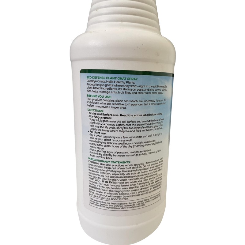 Eco Defense Gnat Spray for Indoor Plants – Fungus Gnat