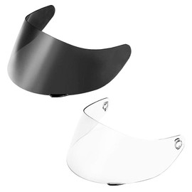 GDM Venom Motorcycle Helmet Full Face (Matte Black - Tinted & Clear Shields, Medium)