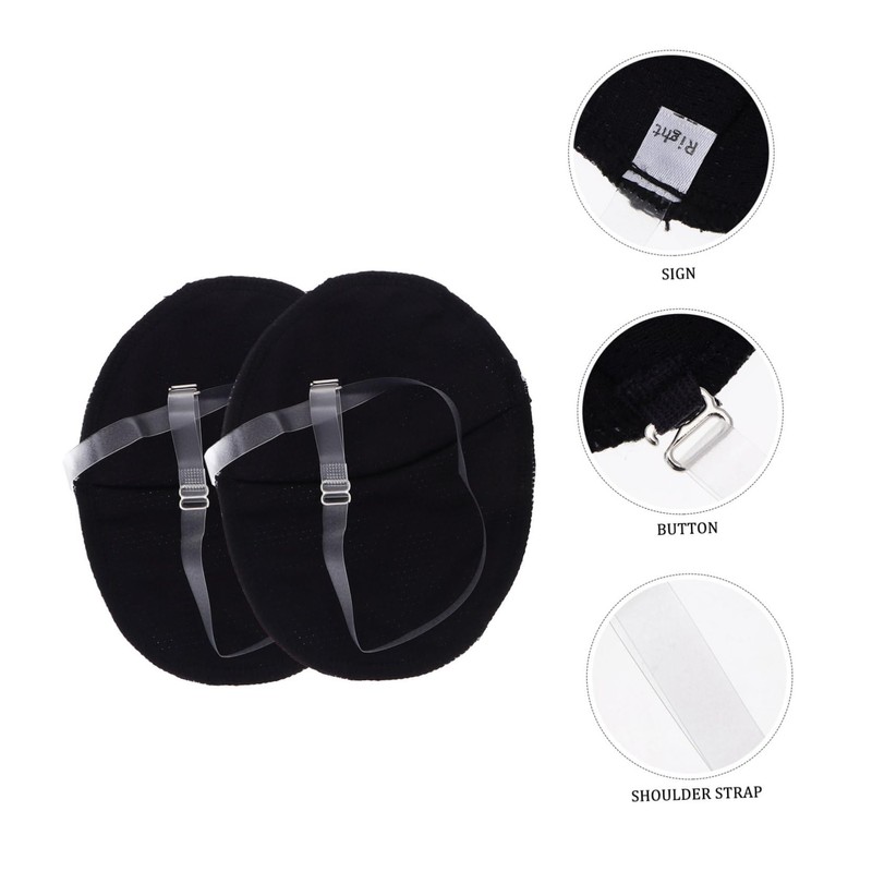 Mobestech 2 Pairs Absorbent Armpit Pads for Women Tips Armpit