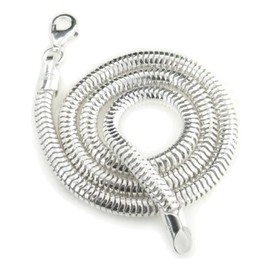 Thick 5mm Sterling Silver 18" Snake Chain Necklace(Lengths 16",18",20",22",24",30")