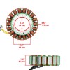 Celox Stator for Honda GL1200 GL-1200 Gold Wing Aspemcade Interstate