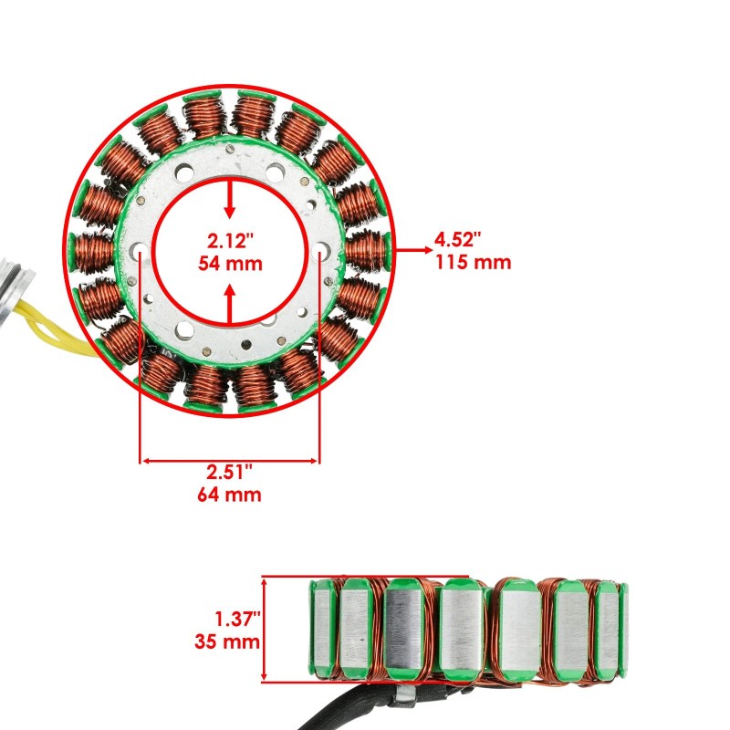 Celox Stator for Honda GL1200 GL-1200 Gold Wing Aspemcade Interstate