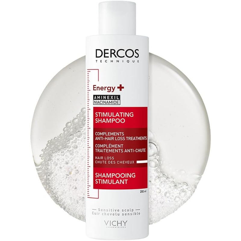 Vichy Dercos Energy+ Shampoo Dermatológico Anti-Caída y Estimulante 200ml