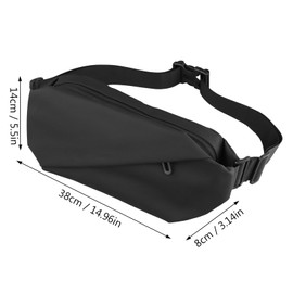 Wisebom Bum Bag Waist Bag Stylish Crossbody Bag with Adjustable Shoulder Strap Waterproof Bumbag Waist Fanny Packs for Men and Women Multipurpose Sling Chest Crossbody Bag for Travel Gym Work Sport