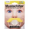 Mustachifier The Gentleman Blonde Mustache Pacifier Funny Baby Silicone Binkie
