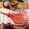 MIKIGEY Ceramic Spoon Rest, 7.48 Inches Spoon Holder for Kitchen