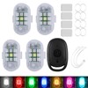 MAZERO 9-row SMD Explosive Flashlight, 7 Colors, RGB Strobe Light,