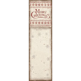 Primitives By Kathy 2.75 Inches x 9.50 Inches Magnet Paper List - Time for Christmas Stationery Notepad