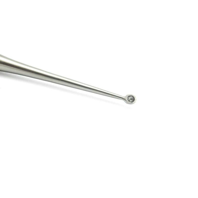 Professional Double Ended Nail Curette 1.5/2.5mm Dermal Ingrown Toenail Cleaner