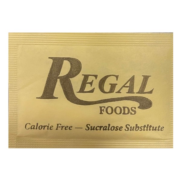 Sweetener from the USA: Regal portioned in 1 g sachets. Sugar substitute, sweetener/for diet (200)