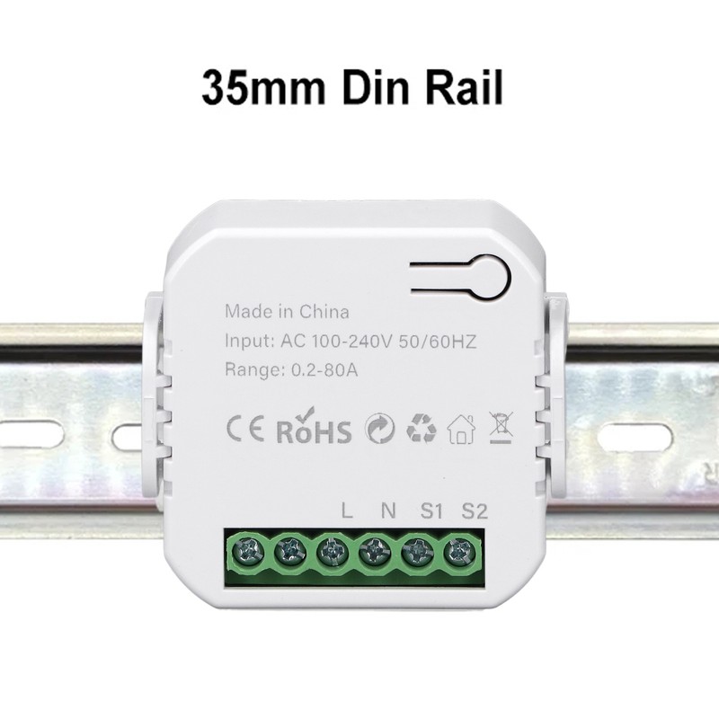 Smart Energy Monitor WiFi Single Phase Smart Energy Meter 0.2‑80A