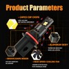 HUOKEDS Fits for 1999-2004 Ford F250 Fog Lights Bulbs Combo,