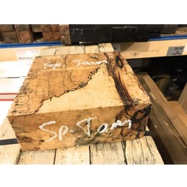 Spalted Tamarind 8x8x3 Hardwood Bowl Blank Woodturning Lumber Knife Scales Pool Cues