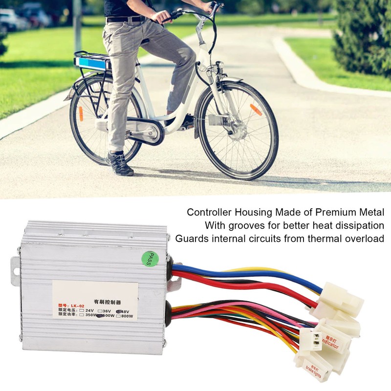 48V 500W Electric Bike Controller Thumb Throttle Set Electric Bicycle