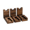 WOOD WORKS Japanese Gun Stand, 1 Hanging (Brown, Set of