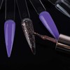 50X Nail Art Tips Colour Pop Sticks Display Fan Practice