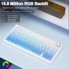 AULA F75 Pro Wireless Mechanical Keyboard,75% Hot Swappable Custom Keyboard,RGB