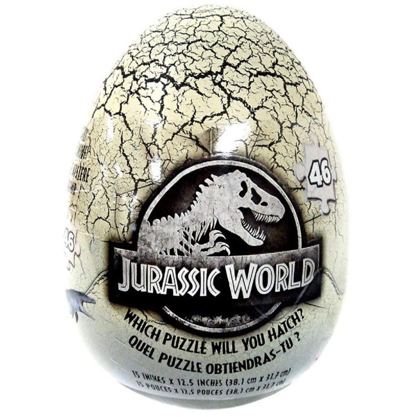Jurassic World 46Piece Mystery Puzzle in Egg Packaging