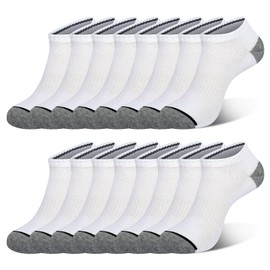 COOVAN 8 Pairs Mens Ankle Socks Low Cut Breathable Socks for Men 8 Pack Casual Socks
