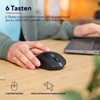 Trust Ozaa Leise Kabellose Maus Bluetooth + 2.4GHz, Kompakte Mehrgeräte