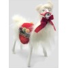Annalee 10" Christmas Delights Standing Llama Hand Painted Doll Figure