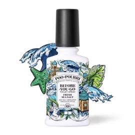 Poo-Pourri Before-You-Go Toilet Spray, Fresh Sea Salt, 4 Fl Oz - Sea Salt, Bergamot and Eucalyptus