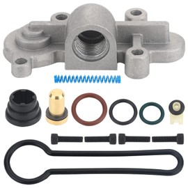 6.0 Blue Spring Kit Upgrade – Kit regulador de presión de inyección de combustible – Compatible con 2003 2004 2005 2006 2007 F250, F350, F450, F550 Reemplaza # 3C3Z-9T517-AG, 3C3Z9T517AG