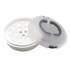 Portable Pie Cupcake Carrier with Lid and Tray 3-In-1 Round