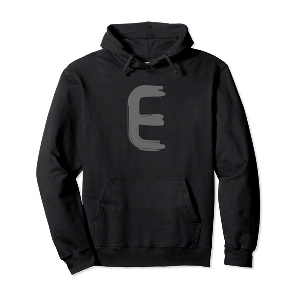 Creative Bold Dark Grey Letter E - Alphabet - Marker