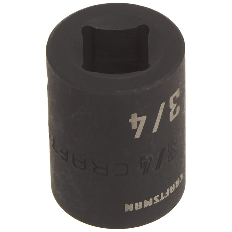 CRAFTSMAN Shallow Impact Socket, SAE, 1/2-Inch Drive, 3/4-Inch (CMMT15854)